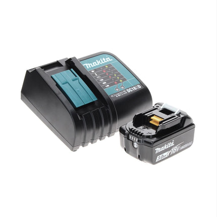 Makita DHP 484 SF1TX taladro percutor inalámbrico 18 V 54 Nm sin escobillas + 1x batería 3,0 Ah + cargador + juego de brocas de 70 piezas + maletín de aluminio TX