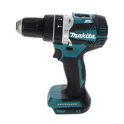 Makita DHP 484 M1TX taladro percutor inalámbrico 18 V 54 Nm sin escobillas + 1x batería 4,0 Ah + juego de brocas de 70 piezas + maletín de aluminio TX - sin cargador