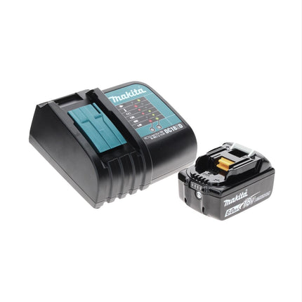 Makita DHP 484 SG1TX taladro percutor inalámbrico 18 V 54 Nm sin escobillas + 1x batería 6,0 Ah + cargador + juego de brocas de 70 piezas + maletín de aluminio TX