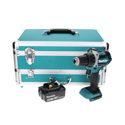Makita DDF 484 F1TX perceuse-visseuse sans fil 18 V 54 Nm sans balais + 1x batterie 3,0 Ah + jeu de 70 forets + coffret en aluminium TX - sans chargeur