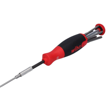 Wiha LiftUp Schraubendreher mit 6 Bit Magazin 1/4" 70 mm magnetisch ( 3803-01022 38590 ) - Toolbrothers