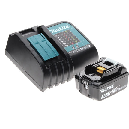 Makita DHP 485 SF1TX Akku Schlagbohrschrauber 18 V 50 Nm Brushless + 1x Akku 3,0 Ah + Ladegerät + 70 tlg. Bit Bohrer Set + TX Alu Koffer