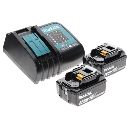 Makita DTW 285 SMTX Avvitatore ad impulsi a batteria 18V + 2x Batterie 4,0 Ah + Caricabatterie + Set di 70 punte da avvit./foratura + Valigetta TX in alluminio