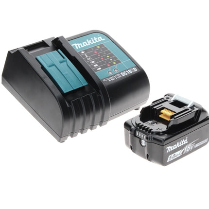 Makita DTW 285 ST1TX Akku Schlagschrauber 18 V 280 Nm 1/2" Brushless + 1x Akku 5,0 Ah + Ladegerät + 70 tlg. Bit Bohrer Set + TX Alu Koffer