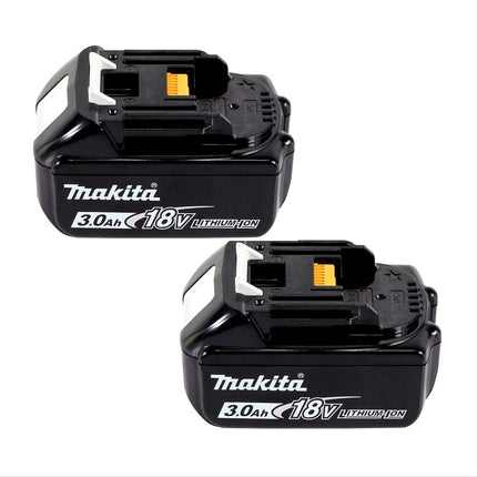 Makita DUC 256 F akumulatorowa pilarka łańcuchowa 36 V (2x 18 V) bezszczotkowa 25 cm + 2x akumulator 3,0 Ah - bez ładowarki