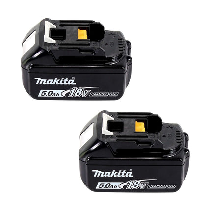 Makita DUC 256 T Motosierra sin cable 36 V ( 2x 18 V ) Brushless 25 cm + 2x batería 5.0 Ah - sin cargador