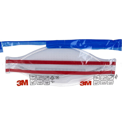 3M FFP3 Aura 9332+ Atemschutzmaske mit Ventil 2 Stück ( 7100139903 ) EN149:2001 FFP3 NR D für Dämmstoffe und Hartholz