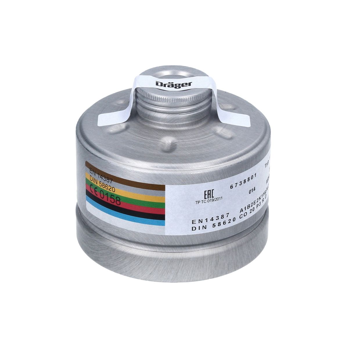 Filtro de protección respiratoria Dräger X-plore Rd40 A1B2E2K1 Hg CO NO-P3 RD ( 6738801 ) EN148-1 para