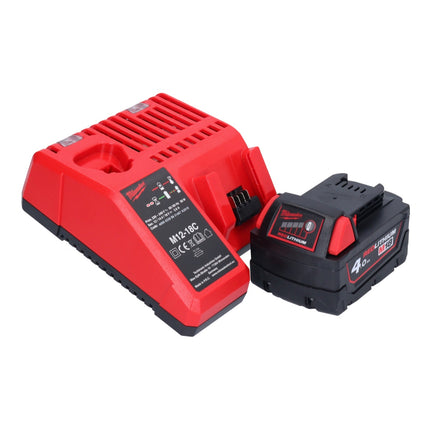 Pistola de aire caliente sin cable Milwaukee M18 BHG-401 18 V 470 °C + 1x batería recargable 4,0 Ah + cargador