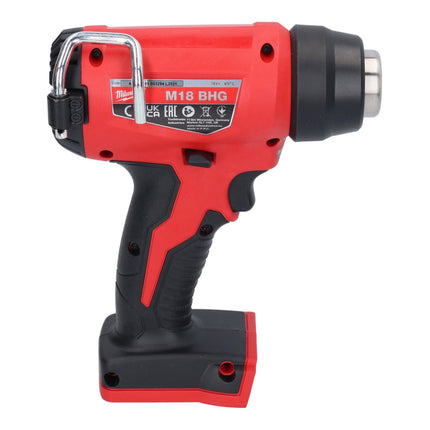 Pistola de aire caliente sin cable Milwaukee M18 BHG-401 18 V 470 °C + 1x batería recargable 4,0 Ah + cargador