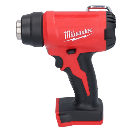 Milwaukee M18 BHG-402 akumulatorowy pistolet na gorące powietrze 18 V 470 °C + 2x akumulator 4,0 Ah + ładowarka