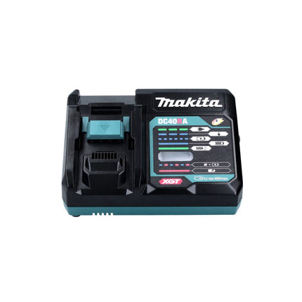 Kit de fuente de alimentación Makita 40 V máx. con 3 baterías BL 4025 de 2,5 Ah (3x 191B36-3) + Cargador rápido DC 40 RA (191E07-8) + Adaptador de carga ADP10 LXT a XGT 14,4 V 18 V (191C10-7)