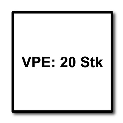 Metabo 20 PE Sacchetti da smaltimento 25 l 20 pz. ( 4x 630275000 ) per ASR 2025 / ASR 25 M SC / ASR 25 L SC / ASR 36-18 BL 25 M SC