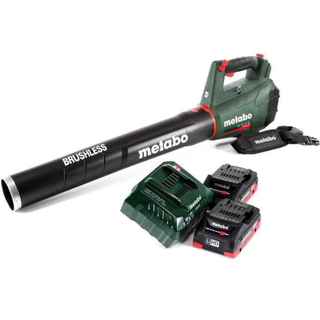 Metabo LB 18 LTX BL Akku Laubbläser 18 V Brushless + 2x Akku 4,0 Ah + Ladegerät