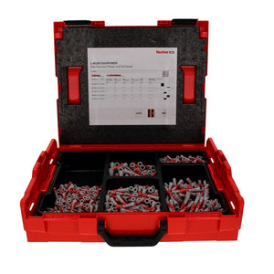 Fischer L-Boxx 102 Duo Line Dübel Set 910 tlg. + L-Boxx ( 558627 ) DUOPOWER