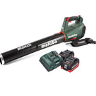 Soplador de hojas sin cable Metabo LB 18 LTX BL 18 V sin escobillas + 2x batería recargable 10,0 Ah + cargador
