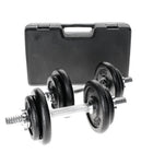 Surenkamas Svarmuo Haltères de 10 kg (YLDS09) - 2x Barres d'haltères + 4x Poids de 2,5 kg + 4x Haltères en fonte de 1,25 kg