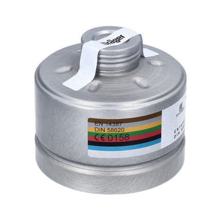 Dräger X-plore Rd40 Filtro per respiratori 2x A1B2E2K1 Hg CO NO-P3 RD ( 2x 6738801 ) EN148-1 per maschere X-plore 6000 / X-plore 4000