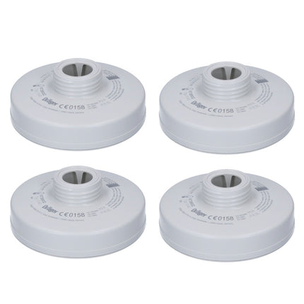 Dräger Rd40 Filtro per particelle P3 R / 4 pezzi ( 4x 6738932 ) - per maschere X-plore 6000 e semimaschere X-plore 4000