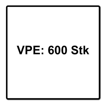 Tornillo de cabeza plana para pared trasera SPAX 4,0 x 20 mm 600 piezas (2x 0151010400203) Torx T-STAR Plus T20 para paredes traseras sin lente rosca completa Wirox 4Cut