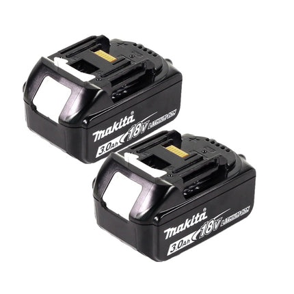 Makita DLM 432 F2 Tondeuse à gazon sans fil 36 V ( 2x 18 V ) 43 cm sans balais + 2x batterie 3,0 Ah - sans chargeur