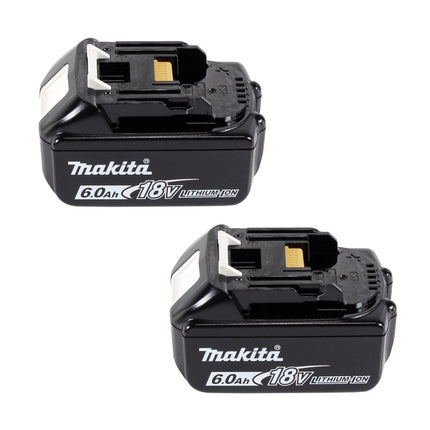 Makita DLM 382 G2 cordless lawn mower 36 V ( 2x 18 V ) 38 cm 40 l + 2x battery 6.0 Ah - without charger