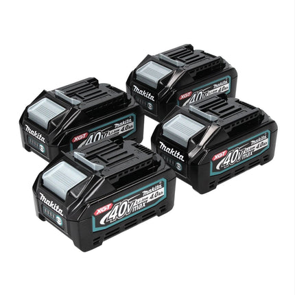 Makita battery set 4x BL 4040 40 V max. 4.0 Ah XGT Li-Ion battery ( 4x 191B26-6 ) IP64 protection class with LED display