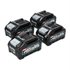 Makita battery set 4x BL 4040 40 V max. 4.0 Ah XGT Li-Ion battery ( 4x 191B26-6 ) IP64 protection class with LED display