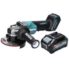 Makita GA 016 GM1 Cordless angle grinder 40 V max. 125 mm Brushless XGT + 1x rechargeable battery 4.0 Ah - without charger