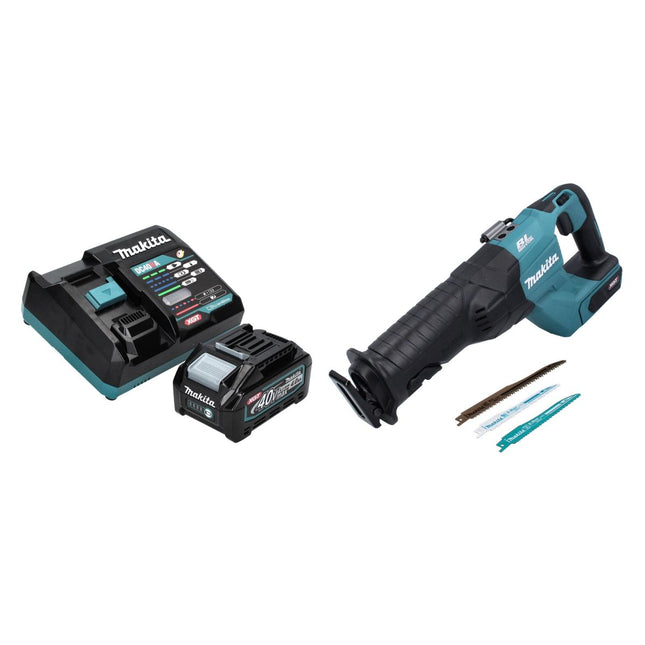 Makita JR 001 GM1 Cordless Reciprocating Saw 40 V max. brushless reciprocating saw XGT + 1x battery 4.0 Ah + charger - without case