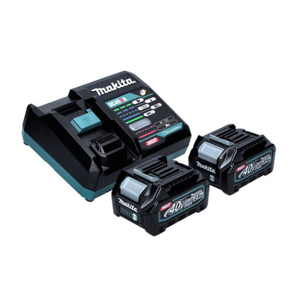 Makita TD 001 GD2 Akku Schlagschrauber 40 V 220 Nm 1/4" XGT Brushless + 2x Akku 2,5 Ah + Ladegerät
