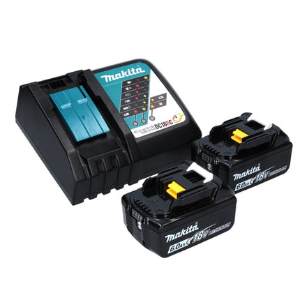 Makita DCE 090 RG2X1 Cordless Brushless Disc Cutter 36 V (2x 18 V) 230 mm + Batteries 6.0 Ah + Charger