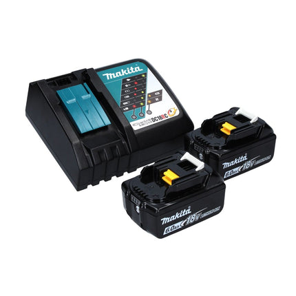 Avvitatore a impulsi a batteria Makita DTW 700 RG 18 V 700 Nm 1/2" XPT Brushless + 2x batteria ricaricabile 6,0 Ah + caricabatterie