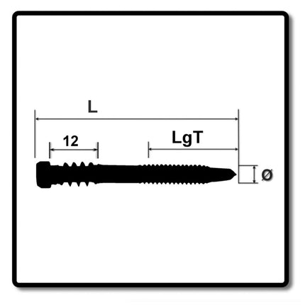 SPAX Terrassenschraube Alu 5,0 x 51 mm 200 Stk. Edelstahl A2 ( 2x 0557000500513 ) Fixiergewinde Zylinderkopf Torx T-STAR Plus T25 Bohrspitze