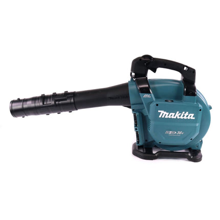 Makita DUB 363 PM2V Soffiatore / aspirafoglie a batteria 36 V ( 2x 18 V ) Brushless + set di aspirazione + 2x batteria 4,0 Ah + doppio caricabatterie