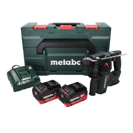 Metabo BH 18 LTX BL 16 Tassellatore a batteria 18V / 1.3 J / SDS-plus ( 600324840 ) + 2x Batterie 5,5 Ah + Caricabatterie + Valigetta MetaBOX