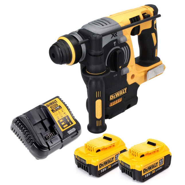 DeWalt DCH 273 M2 cordless combi hammer 18 V 2.1 J SDS Plus Brushless + 2x rechargeable battery 4.0 Ah + charger