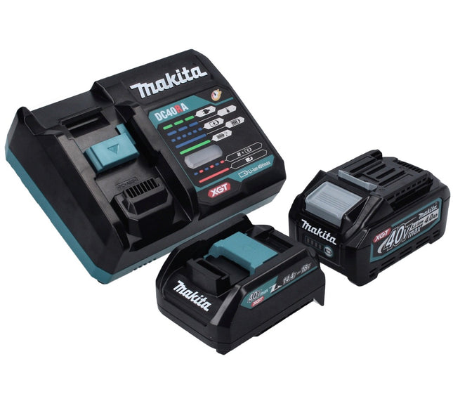 Makita Power Source Kit 40 V max. with 1x BL 4040 battery 4.0 Ah XGT + DC 40 RA quick charger XGT LXT + ADP10 charging adapter