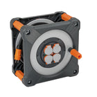 Brennenstuhl professionalLINE Enrouleur de câble BQ + Protection anti-retournement, 50 m + 4x Prises - IP44, BGI 608 (9201500100)