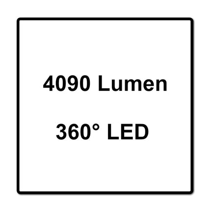 Brennenstuhl professionalLINE Set ORUM Lampada da lavoro LED 360°, 4090 lumen, 50 Watt, IP54 BGI 608 ( 9171400400 )