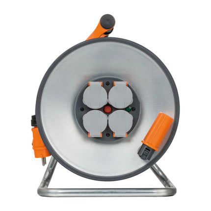 Brennenstuhl professionalLINE Juego de 4 bobinas de cable SteelCore 33 m IP 44 (4x 9191330200) H07BQ-F 3G1.5