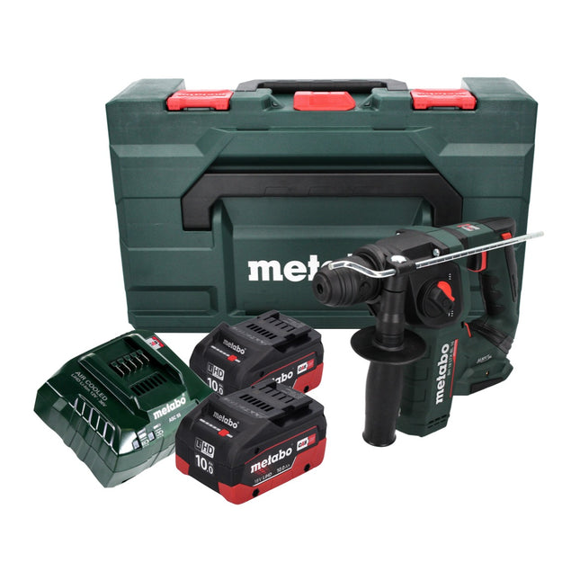 Metabo BH 18 LTX BL 16 akumulatorowa wiertarko-wkrętarka 18 V 1,3 J SDS-plus Brushless + 2x akumulator 10,0 Ah + ładowarka + MetaBOX