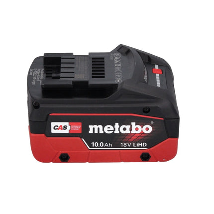 Metabo W 18 LTX 125 Quick amoladora angular a batería 18 V 125 mm (602174840) + 1 batería de 10,0 Ah + MetaLoc - sin cargador