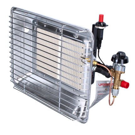 Rothenberger Industrial Set 3x Eco Piezo Gasheizstrahler ( 3x 35985 ) 2,7 kW - 4,2 kW für Propangasflaschen 5 kg und 11 kg