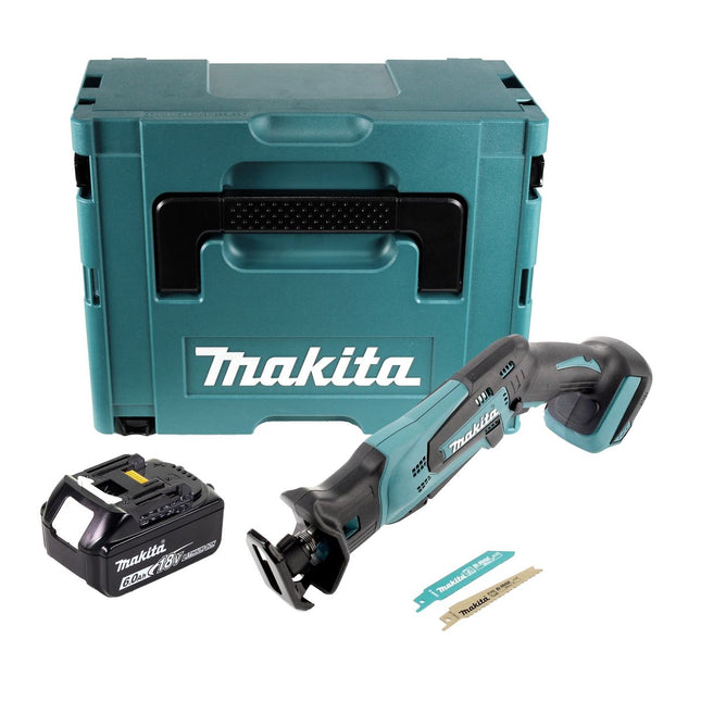 Makita DJR 183 G1J Akku Reciprosäge 18 V + 1x Akku 6,0 Ah + Makpac - ohne Ladegerät - Toolbrothers