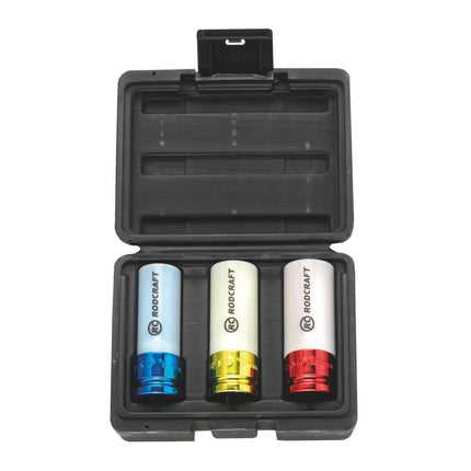 Rodcraft RC2277 Clé à chocs 1300 Nm 1/2" + Jeu de douilles RS413WP - 3 pcs. 17 - 21 mm