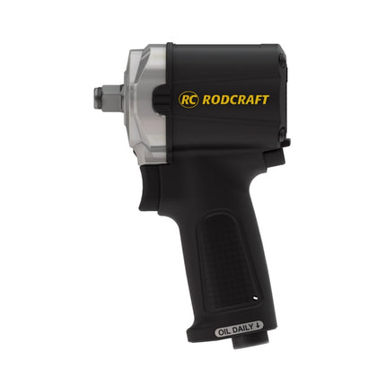 Rodcraft RC2203 llave de impacto 650 Nm 1/2" + juego de vasos RS4114 14 piezas 10 - 27 mm