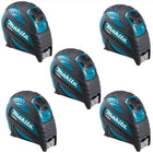 Makita 5x B-57168 Cinta métrica 10 m Cinta métrica con gancho magnético