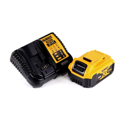 Tronzadora e ingletadora a batería DeWalt DCS 365 P1 18 V 184 mm + 1x batería 5,0 Ah + cargador