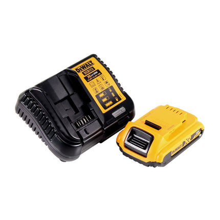 Martillo combinado a batería DeWalt DCH 254 D1 18 V 2,1 J SDS Plus + 1x batería 2,0 Ah + cargador + portabrocas intercambiables + maletín